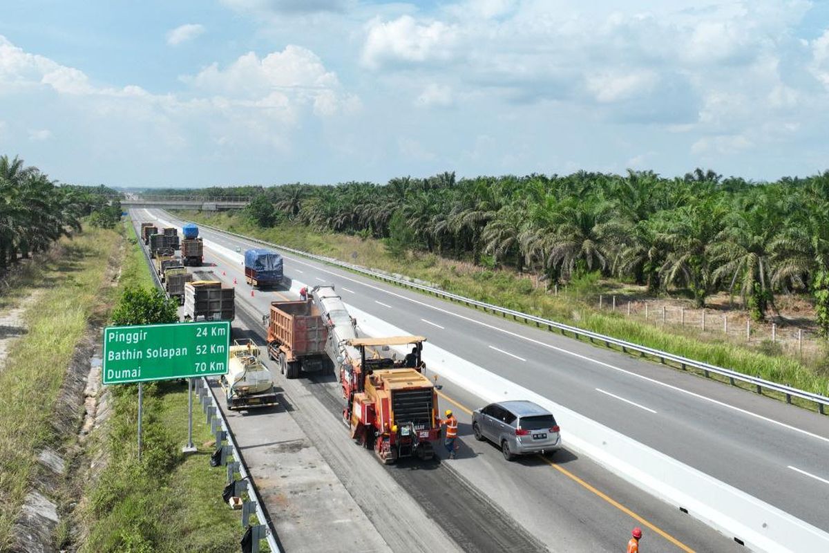 Kondisi Terkini Tol Trans Sumatera Jelang Mudik