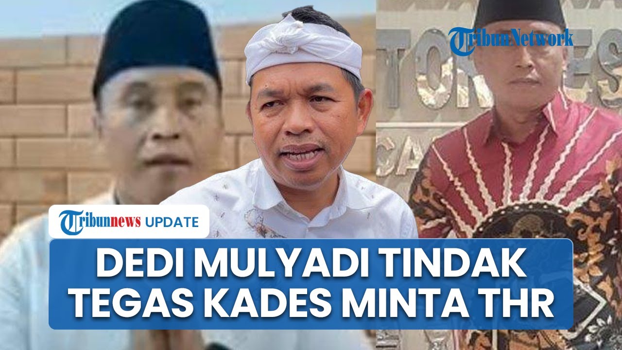 Dedi Mulyadi Respons Permintaan THR Rp 165 Juta dari Kades Klapanunggal