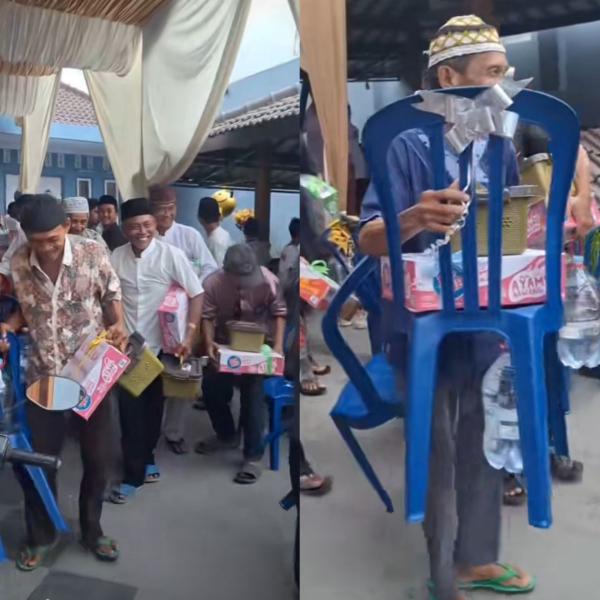 Hajatan Unik: Tamu Dapat Galon dan Kursi