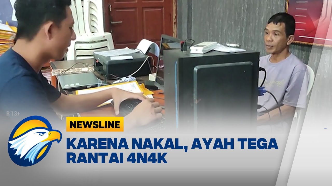 Kasus Rantai Anak 7 Tahun oleh Ayah karena Tonton TV Kotor