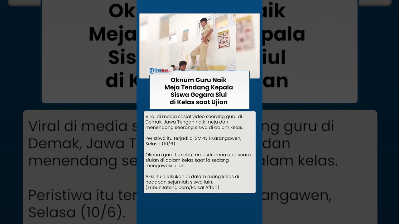 Komentar Wamen Riza tentang Insiden Guru Naik Meja-Tendang Siswa