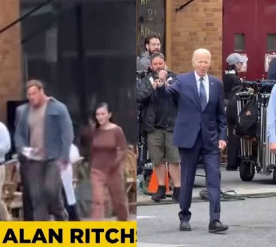 Momen Heboh, Joe Biden Tampil di Lokasi Syuting Agnez Mo dan Alan Ritchson