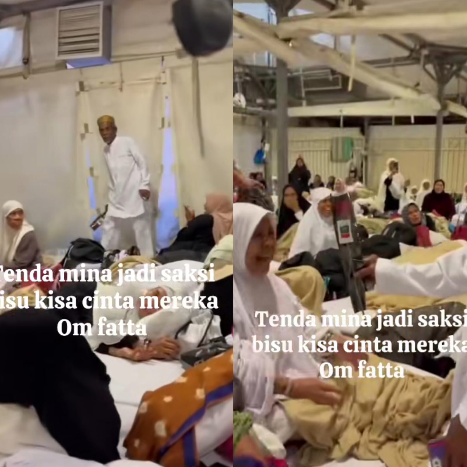 Viral: Kakek Berikan Bunga kepada Istri di Tenda Mina, Kontroversi Warganet