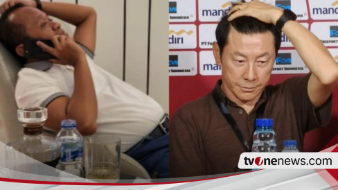 Foto Viral Bahlil dengan Whisky dan Emosi Shin Tae-yong Usai Cukur India
