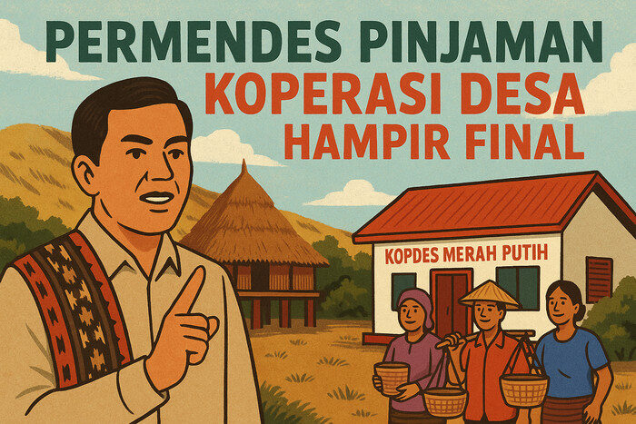 Mendes PDT Tandatangani Permendes Pinjaman Kopdes Merah Putih